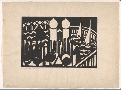 Composizione XVI n. 2 da Jacoba van Heemskerck (signed by artist)