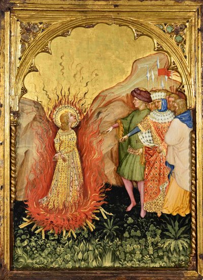 Martirio di Santa Lucia da Jacobello del Fiore.