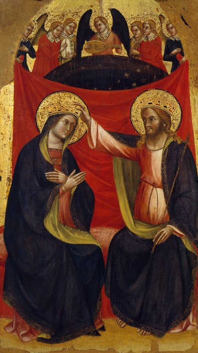 Incoronazione della Vergine (dettaglio) da Jacobello di Bonomo