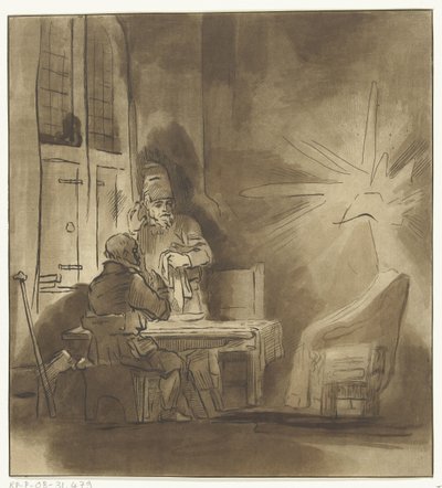 La cena di Emmaus da Jacobus Buys