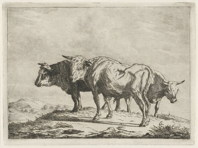 Tre buoi da Jacobus Cornelis Gaal