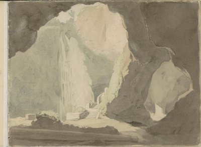 Cascata a Tivoli da Jacobus Everhardus Josephus van den Berg