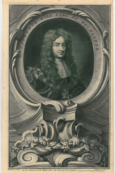 Laurence Hyde, Conte di Rochester, 1741 da Jacobus Houbracken