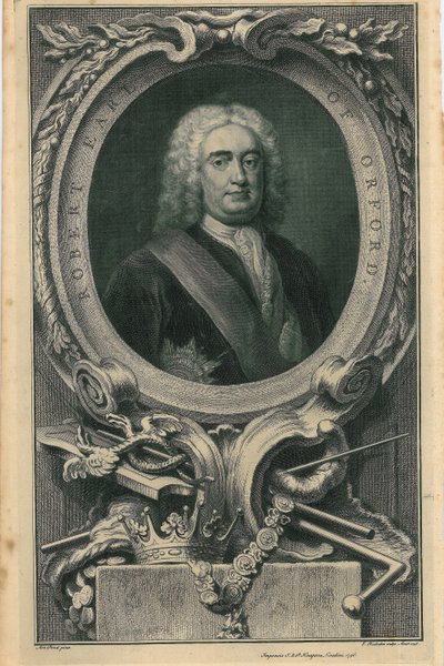 Robert, conte di Orford, 1746 da Jacobus Houbracken
