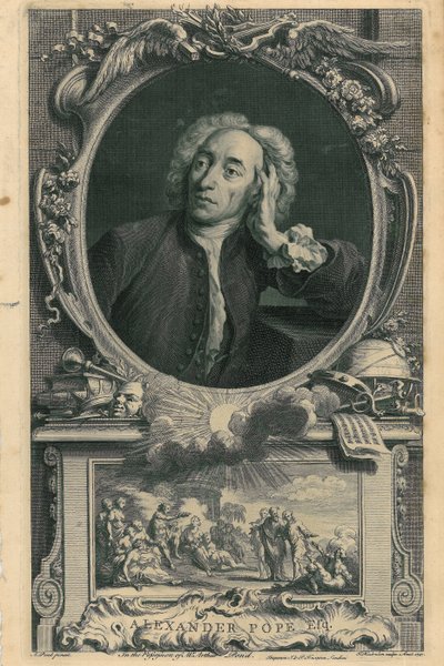 Alexander Pope da Jacobus Houbraken