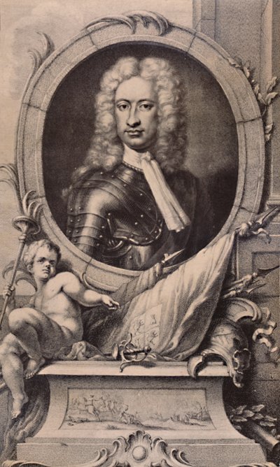 Charles Mordaunt, Conte di Peterborough e Monmouth, soldato inglese, c1740 1894 da Jacobus Houbraken