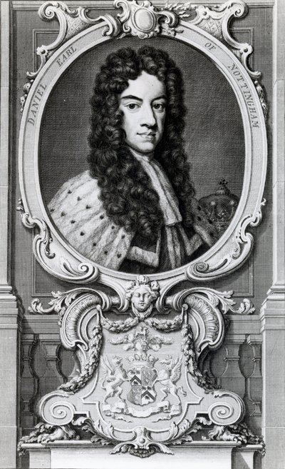 Daniel Finch, 2° conte di Nottingham e 7° conte di Winchilsea (1647-1730) da Jacobus Houbraken