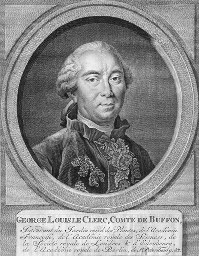 George Louis Le Clerc, Comte De Buffon, 1774 da Jacobus Houbraken