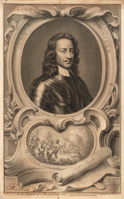 John Hampden da Jacobus Houbraken