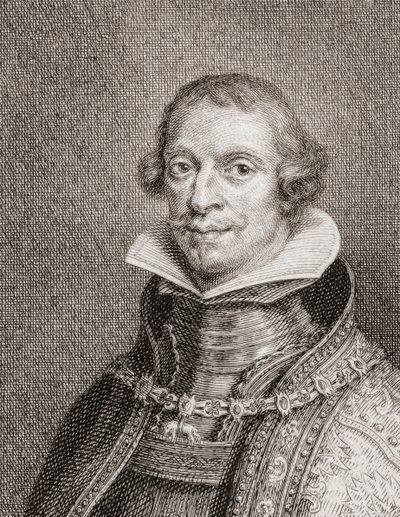 Re Filippo IV di Spagna, Felipe IV, Ritratto da Jacobus Houbraken