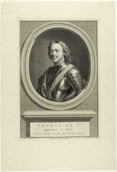 Pietro I di Russia da Jacobus Houbraken