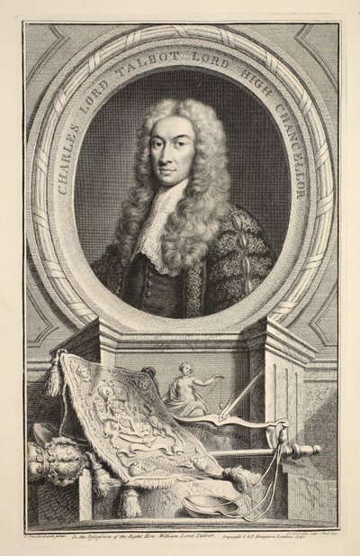 Ritratto di Charles, Lord Talbot, illustrazione da 