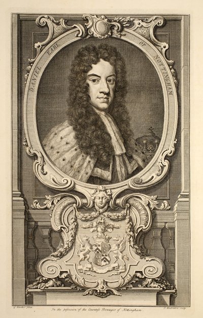 Ritratto di Daniel, Conte di Nottingham, illustrazione da 