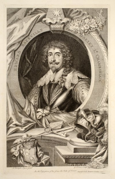 Ritratto di Edward Sackville, illustrazione da 