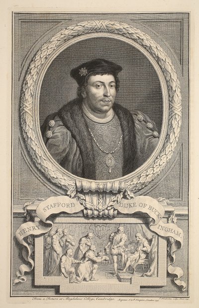 Ritratto di Henry Stafford, Duca di Buckingham, illustrazione da 