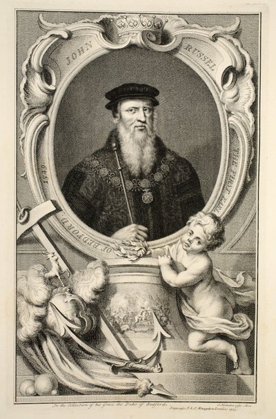 Ritratto di John Russell, illustrazione da 