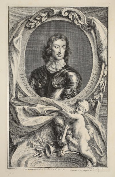 Ritratto del tenente generale Lambert, illustrazione da 