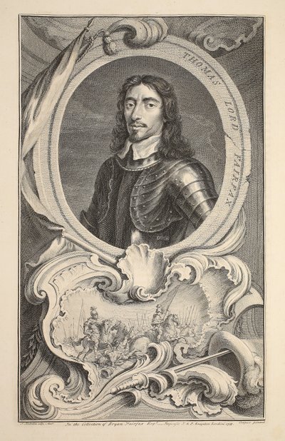 Ritratto di Thomas, Lord Fairfax, illustrazione da 