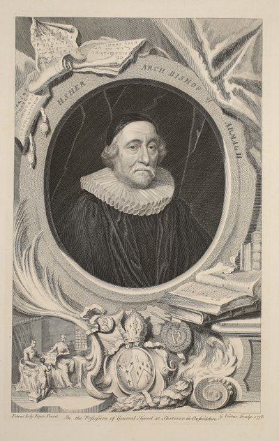 Ritratto di Usher, Arcivescovo di Armagh, illustrazione da 
