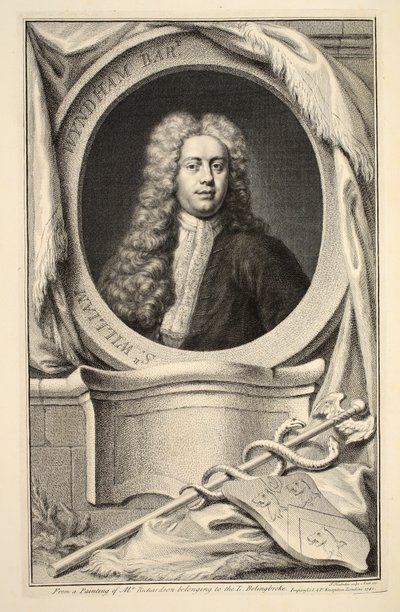 Ritratto di William Wyndham, illustrazione da 