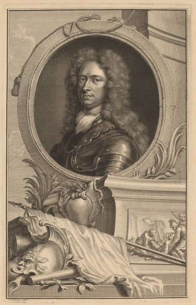 Ritratto di un Gentiluomo da Jacobus Houbraken