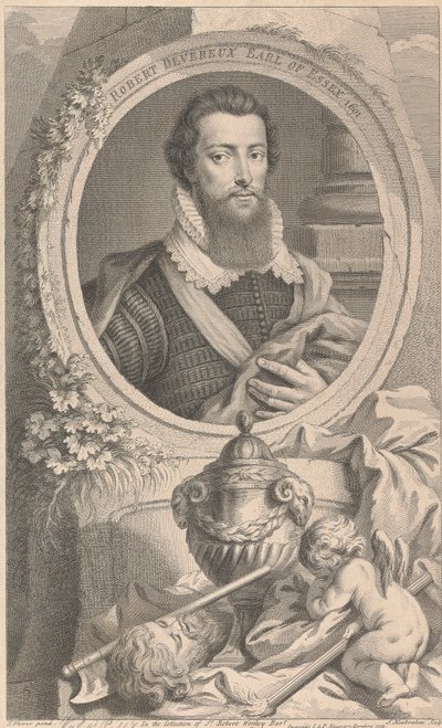 Robert Devareux, 2° conte di Essex da Jacobus Houbraken