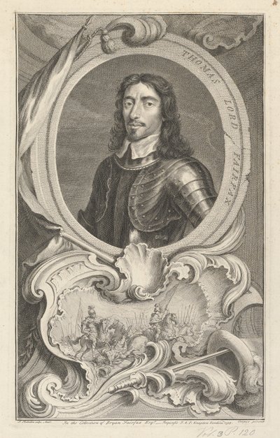 Thomas Fairfax, 3º Lord Fairfax di Cameron da Jacobus Houbraken