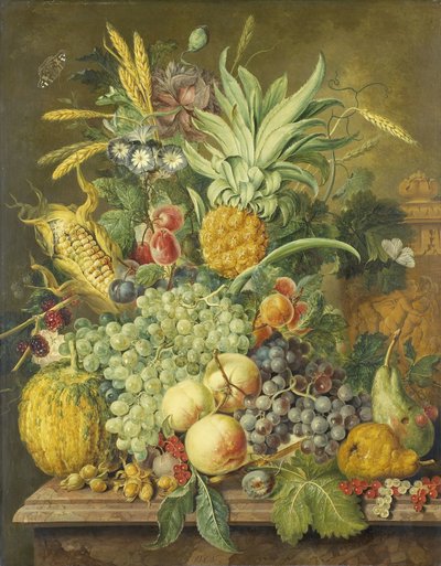 Natura morta con frutta da Jacobus Linthorst