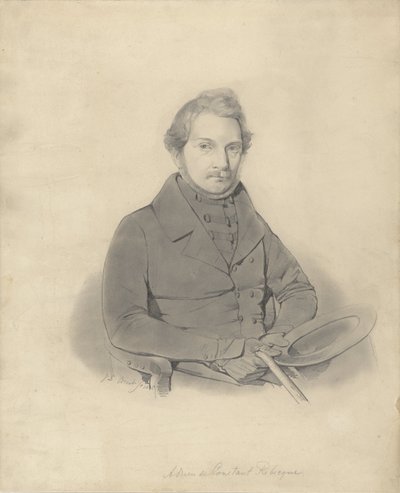 Ritratto di Adrien Baron de Constant Rebecque da Jacobus Ludovicus Cornet