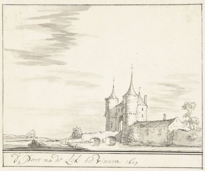La porta sul Lek a Vianen nel 1607 da Jacobus Stellingwerff