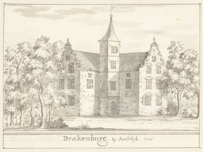 Il castello Drakenburg vicino a Soestdijk da Jacobus Stellingwerff