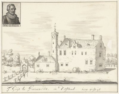 Il castello di Groenevelt a Delfland da Jacobus Stellingwerff