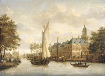 Castello di Nijenrode sulla Vecht vicino a Breukelen da Jacobus Storck