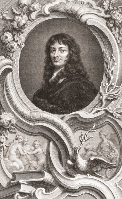Sir William Temple da Jacobus and Vertue George Houbraken