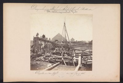 Impianto di pompaggio a vapore con viti / Cappelle aan den IJssel il 15 giugno 1868 da Jacobus van Gorkom jr.