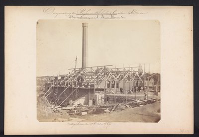Stazione di pompaggio a vapore superiore Prins Alexander / Kralingscheveer il 18 ottobre 1867 da Jacobus van Gorkom jr.