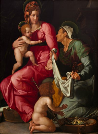 Madonna col Bambino con Santa Elisabetta e San Giovanni Battista da Jacopino del Conte