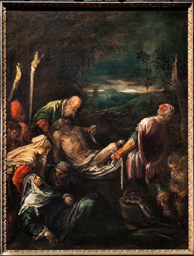 Sepoltura del corpo di Cristo, c.1580 da Jacopo (1510 92) Bassano