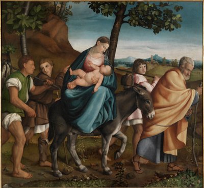 La fuga in Egitto da Jacopo Bassano