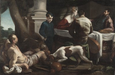 Lazzaro e il Ricco, c.1550 da Jacopo Bassano