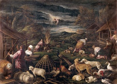 Noè dopo il diluvio da Jacopo Bassano