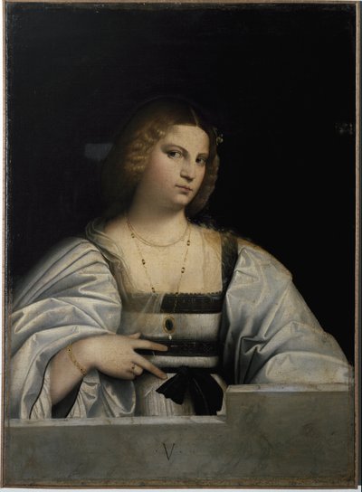 Ritratto di una signora, Allegoria della Verginità da Jacopo (c.1480 1528) Palma