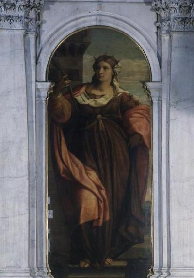 Santa Barbara (parte di trittico) da Jacopo (c.1480 1528) Palma