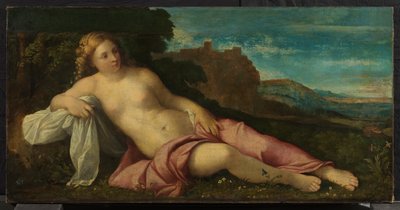Venere in un paesaggio, c.1520 da Jacopo (c.1480 1528) Palma