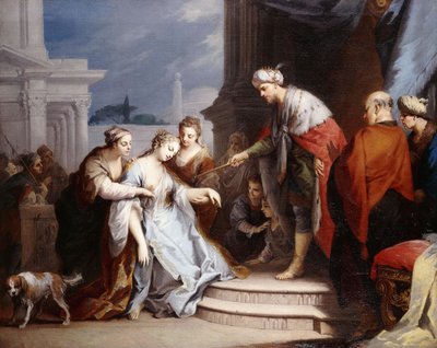 Ester davanti ad Assuero da Jacopo Amigoni