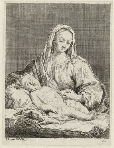 Maria con bambino da Jacopo Amigoni