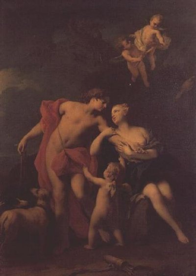 Venere e Adone da Jacopo Amigoni