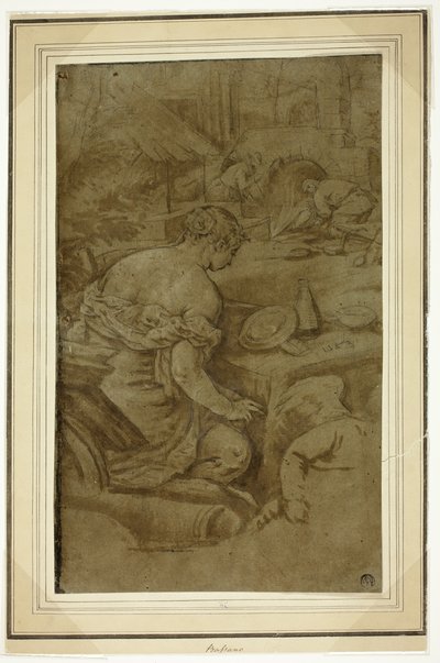 Allegoria del fuoco (Venere nella fucina di Vulcano) da Jacopo Bassano