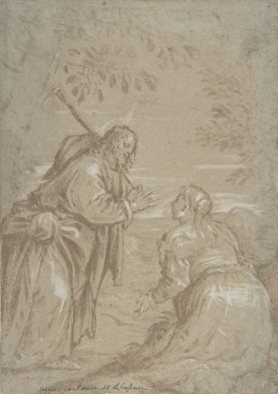 Cristo appare a Santa Maria Maddalena Noli Me Tangere da Jacopo Bassano.