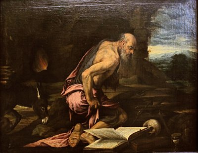 San Girolamo penitente da Jacopo Bassano